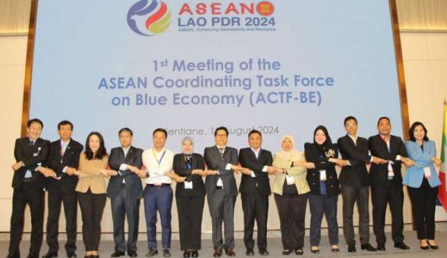 Indonesia Sukses Bantu Laos Gelar 1st ASEAN Coordinating Task Force on Blue Economy (ACTF-BE) 