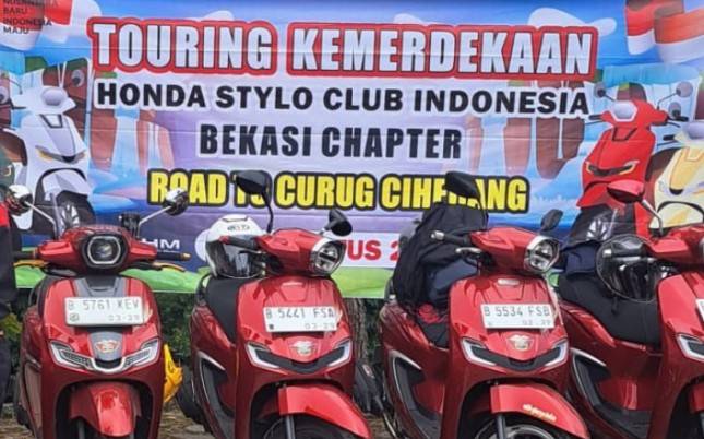 HASCI Bekasi Chapter Gelar Touring Perdana Ke Curug Ciherang