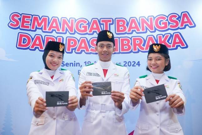 BRI Kembali Berikan Beasiswa Bagi Paskibraka Tingkat Pusat