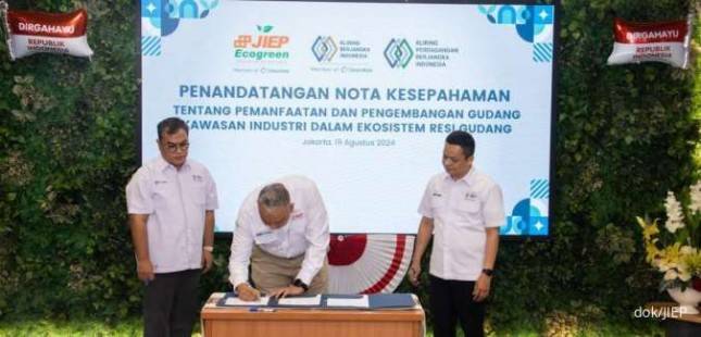 JIEP Gandeng KBI & KPBI Kembangkan Sistem Resi Gudang di Kawasan Industri 