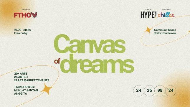 For the heARTS Organization Gelar 'Canvas of Dreams', Platform Kreativitas Seniman Muda untuk Menebar Kebaikan