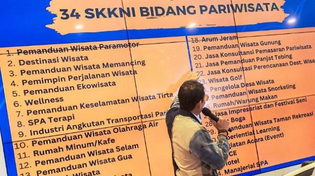 Sepanjang 2022-2023, Kemenparekraf Rampungkan 34 Rancangan Standar Berbasis Kompetensi