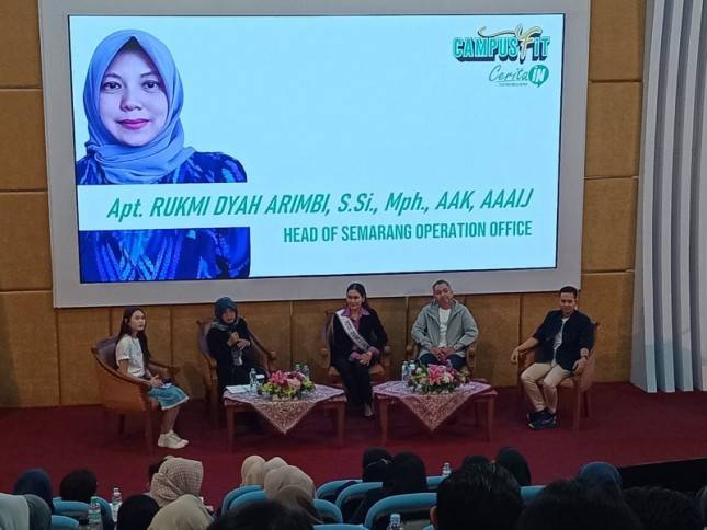 'Mandiri Inhealth Campus Fit' Ajak Putri Indonesia 2022  Kunjungi Poltekes Kemenkes Semarang