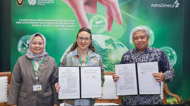 AstraZeneca, KemenkoMarves dan Pemprov Jawa Barat Dorong Perlindungan Lingkungan dan Restorasi Keanekaragaman Hayati pada ISF 2024