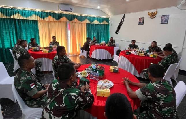 Jelang Purna Tugas Dandim, Kodim 1710/Mimika Terima Tim Verifikasi Dari Korem