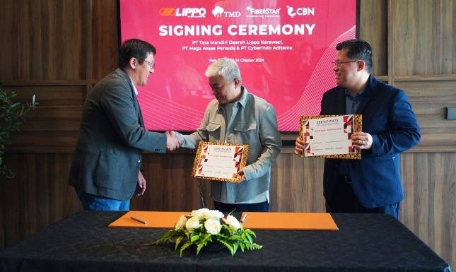 Kolaborasi Strategis Lippo Karawaci Bersama Fiberstar dan CBN Hadirkan Koneksi Internet Cepat Berbasis FTTH 