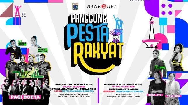 Sambut Pelantikan Pemimpin Baru, Bank DKI Hadirkan Panggung Pesta Rakyat