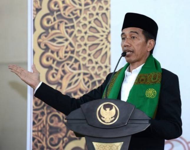Presiden Jokowi Ajak Santri Jaga Persatuan dan Persaudaraan