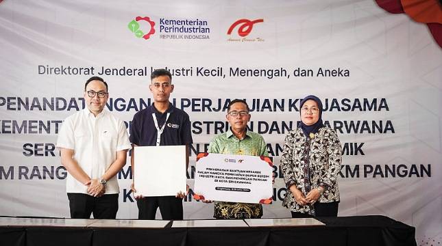 Genjot Pengembangan IKM Mamin, Kemenperin Berkolaborasi  Dengan Arwana Citramulia