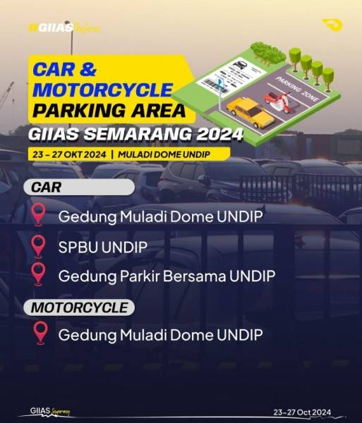 GIIAS Semarang 2024 Sediakan Area Parkir yang Aman dan Nyaman