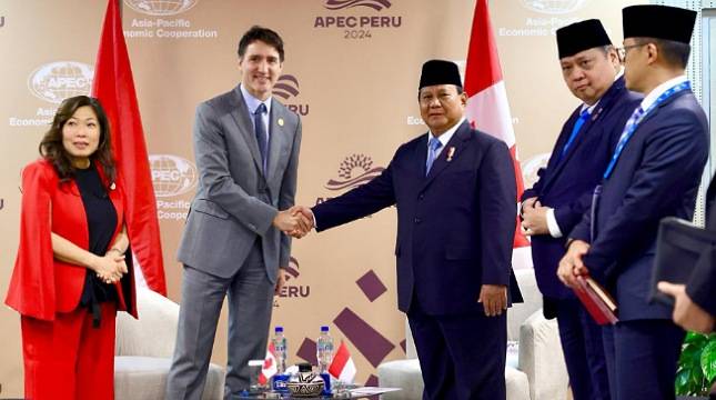 Presiden Prabowo Bertemu PM Trudeau Bahas Berbagai Potensi Peningkatan Kerjasama RI &ndash; Kanada