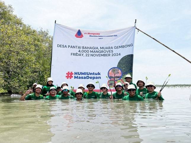 HUMI Tanam 4.000 Bibit Mangrove, Komitmen Nyata untuk Keberlanjutan dan Mitigasi Perubahan Iklim 