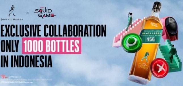Johnnie Walker Black Label Edisi Khusus untuk Penggemar Squid Game