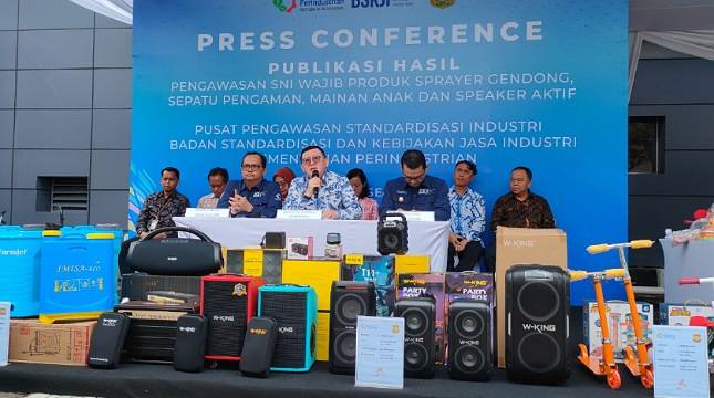 Kemenperin Kembali Amankan Puluhan Ribu Produk Impor Tak Ber-SNI Capai Rp5,9 Miliar