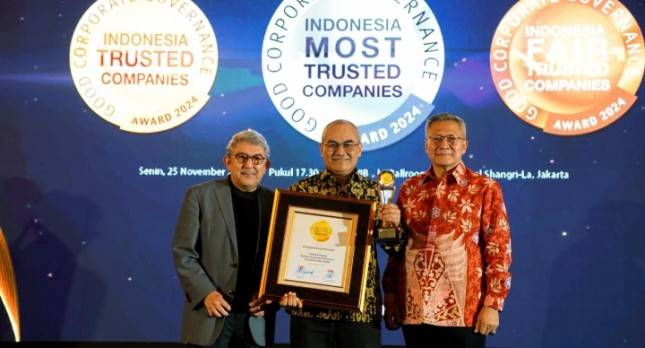 Komitmen Terapkan GCG, Hutama Karya Raih Predikat Indonesia Trusted Company di Ajang CGPI 2024