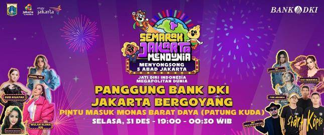 Semarak Jakarta Mendunia, Bank DKI Hadirkan Panggung Jakarta Bergoyang