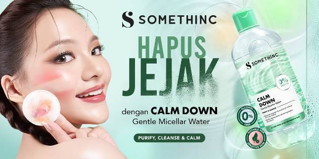 Somethinc Perluas Seri Calm Down dengan Gentle Micellar Water untuk Kulit Sensitif  