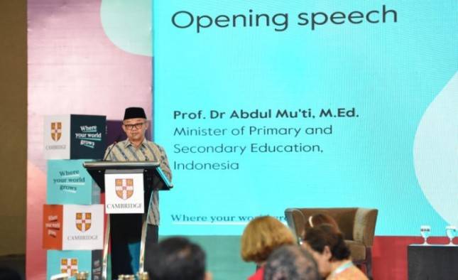 Komitmen Mendikdasmen Abdul Mu'ti di Cambridge English Asia-Pacific Leadership Summit 2025