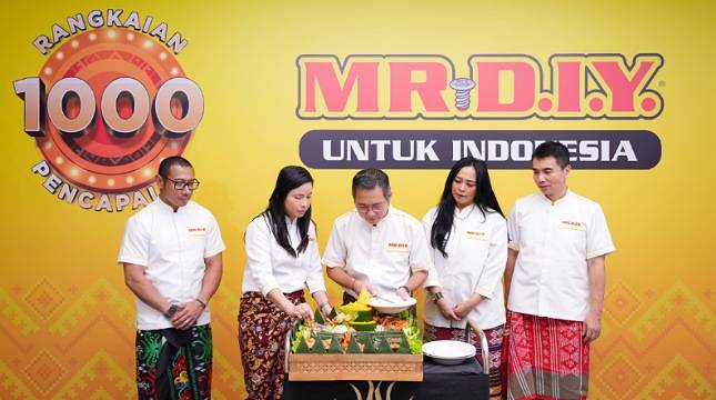 Perkuat Posisi di Industri Ritel Peralatan Rumah Tangga, MR D.I.Y Buka Toko ke-1.000