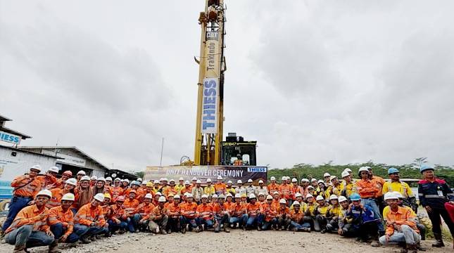 Trakindo Serahkan Unit CAT&reg; MD6250 yang Dilengkapi dengan Minestar&trade;&nbsp;Terrain dan Operator Machine Assist