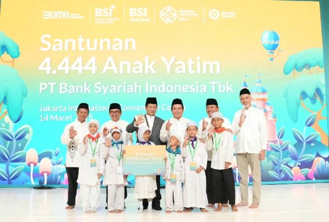 BSI dan BSI Maslahat Rayakan Ramadan dengan Berikan Santunan untuk 4.444 Anak Yatim Dhuafa