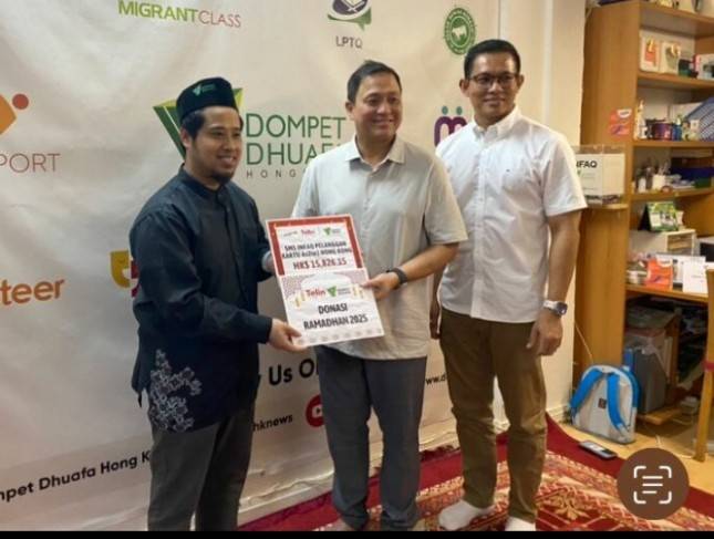Telin dan Dompet Dhuafa Permudah PMI Hongkong Berzakat, Hanya Lewat SMS