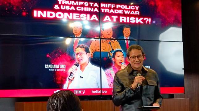 Sandiaga Uno : Perang Dagang AS-China Jadi Momentum Diversifikasi Ekspor dan Hilirisasi Industri