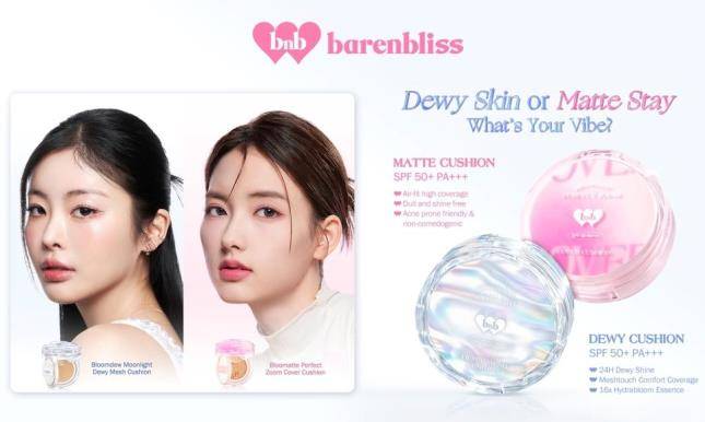 barenbliss Rilis Duo Cushion Bloomatte dan Bloomdew, Jawab Kebutuhan Perempuan yang Dinamis
