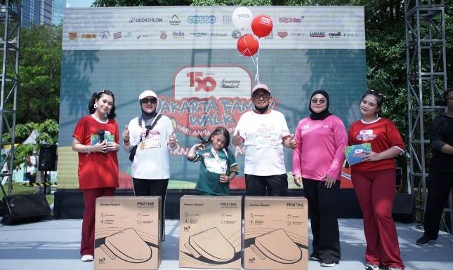 1.500 Keluarga Rayakan 150 Tahun American Standard di Jakarta Family Walk 2025