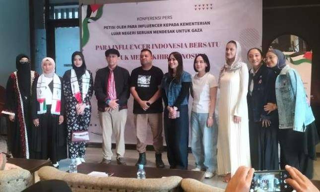 Influencer Indonesia Bersatu, Luncurkan Petisi Untuk Mengakhiri Genosida Gaza Palestina
