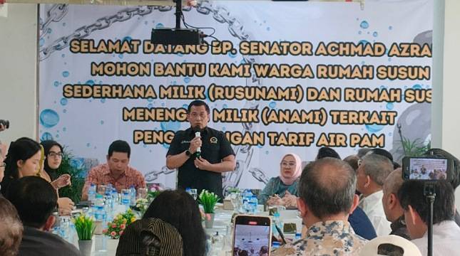 Tekor Rp400 Juta per Bulan, Warga Rusun Ngadu ke Senator DPD RI Minta Bertemu Langsung Pramono Anung