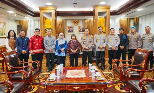 Kapolri Terima Audiensi Komnas HAM, Bahas Pengawasan Pengamanan Aksi Unjuk Rasa