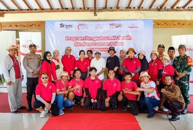 Prudential Indonesia Adakan Air Bersih dan Literasi Keuangan Masyarakat Gunungkidul