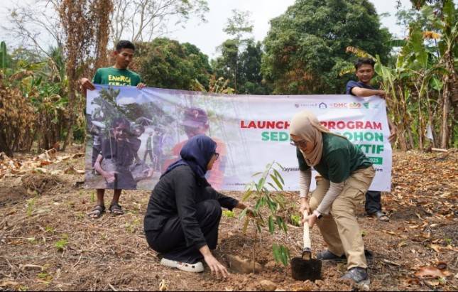 Dompet Dhuafa Luncurkan Program Sedekah Pohon Produktif di Ponpes Al Ihsan Banten