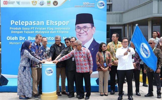 Menteri Perdagangan Kunjungi Pabrik FFI Cikarang, Resmikan Ekspor Produk Susu ke Asia Tenggara