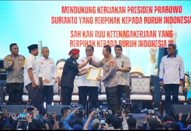 Kapolri Tegaskan Sinergi Buruh dan Polri Kunci Stabilitas dan Pertumbuhan Ekonomi