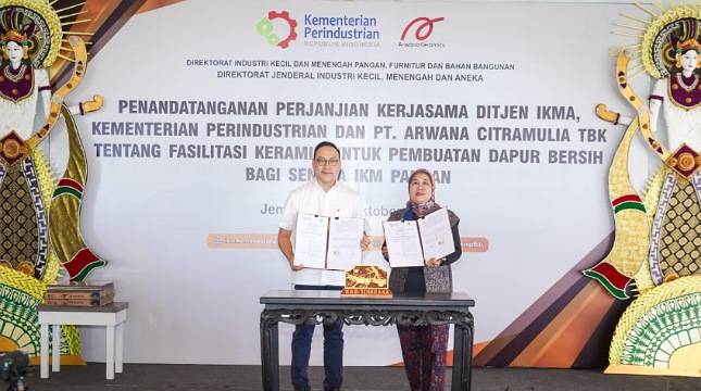 Kemenperin Gandeng Arwana Keramik Bangun Dapur Bersih untuk IKM Pangan Jembrana