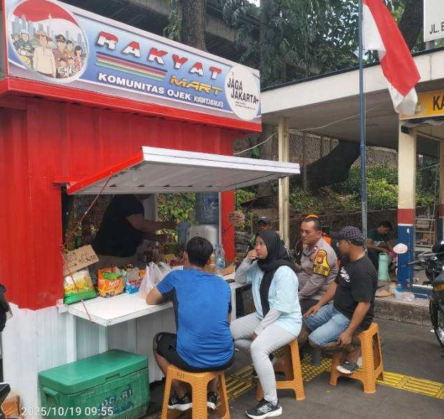 Sinergi Polri dan Ojol Kamtibmas Hadirkan Rakyat Mart dan Rakyat Auto di Jakarta Pusat