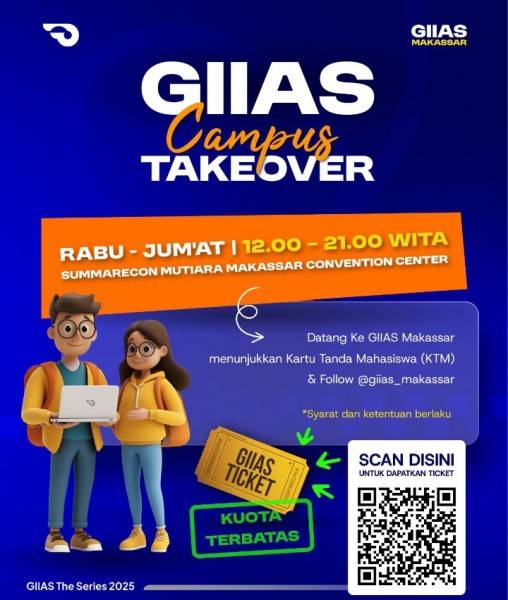 Semarak GIIAS Makassar 2025 Hadirkan Program Eksklusif untuk Mahasiswa, Keluarga, dan Komunitas