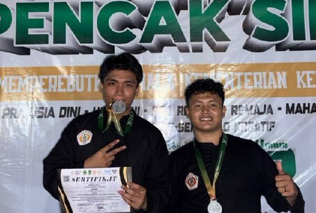 Mahasiswa Cyber University Sabet Juara 2 Pencak Silat Nasional Karawang Championship 2025