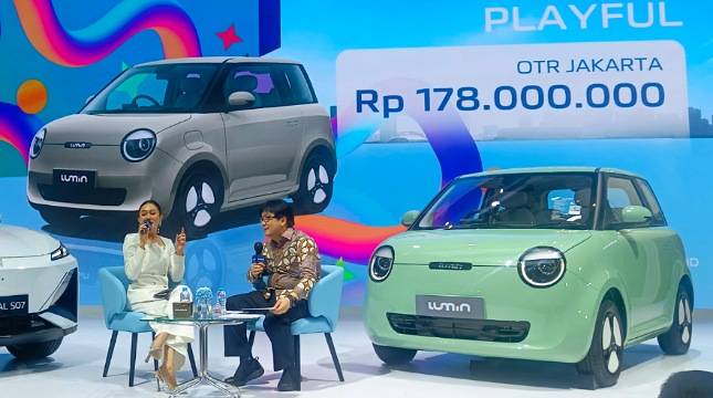 Hadir di GJAW 2025, Mobil Listrik Changan Lumin Bawa Desain Unik dan Teknologi Cerdas