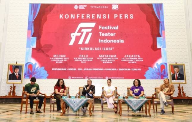 Festival Teater Indonesia 2025: 20 Kelompok Teater Tampil di Medan, Palu, Mataram, dan Jakarta