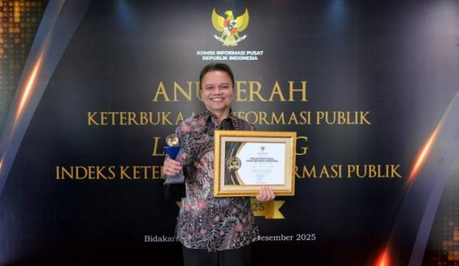 PERURI Pertahankan Predikat Informatif di Anugerah Keterbukaan Informasi Publik 2025