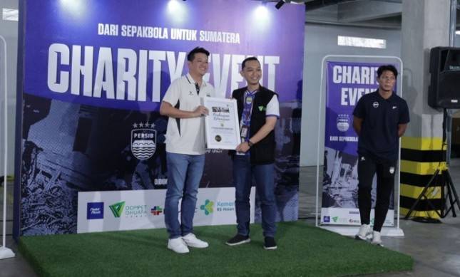 PERSIB dan APPI Berkolaboraksi dengan Dompet Dhuafa Gelar Charity Event untuk Sumatra