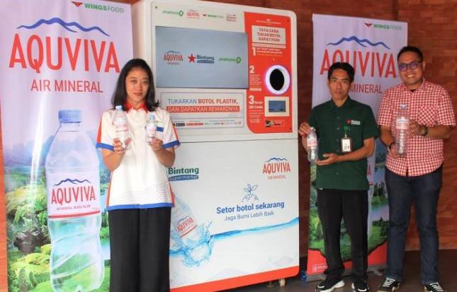 AQUVIVA Hadirkan RVM Pertama di Bali, Dorong Gaya Hidup Daur Ulang Bersama Plasticpay dan Bintang Supermarket