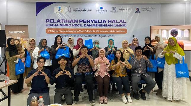 Politeknik APP Jakarta - Darya Varia Kolaborasi Bantu UMKM Permudah Urus Sertifikasi Halal