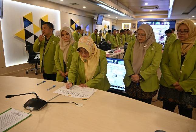 Pusat PVTPP Deklarasikan Zona Integritas Menuju WBK Sekaligus Luncurkan Aplikasi Siperintis