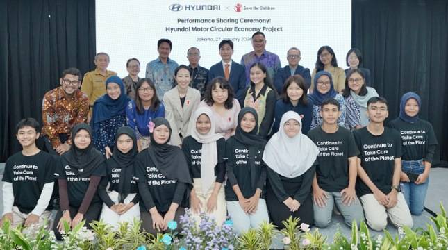 Program Ekonomi Sirkular Hyundai dan Save the Children Berhasil Kelola 29 Ton Sampah Plastik di Jakarta