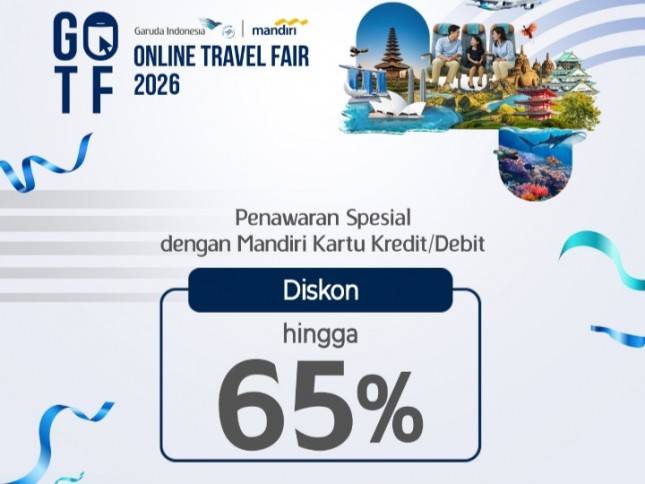 Garuda Indonesia&ndash;Bank Mandiri Gelar GOTF 2026, Hadirkan Diskon Tiket hingga 65%