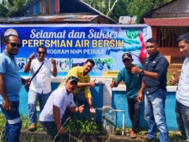 NHM Peduli Pulihkan Akses Air Bersih Warga Desa Pasir Putih